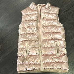Appaman kids’ puffer vest in Rose gold.  Size 14.